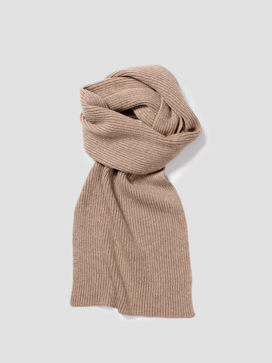Cashmere Rib Knit Muffler