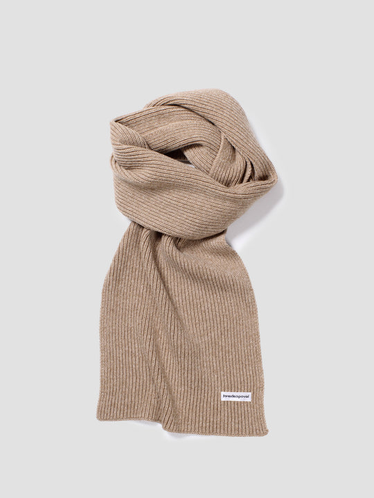 Cashmere Rib Knit Muffler