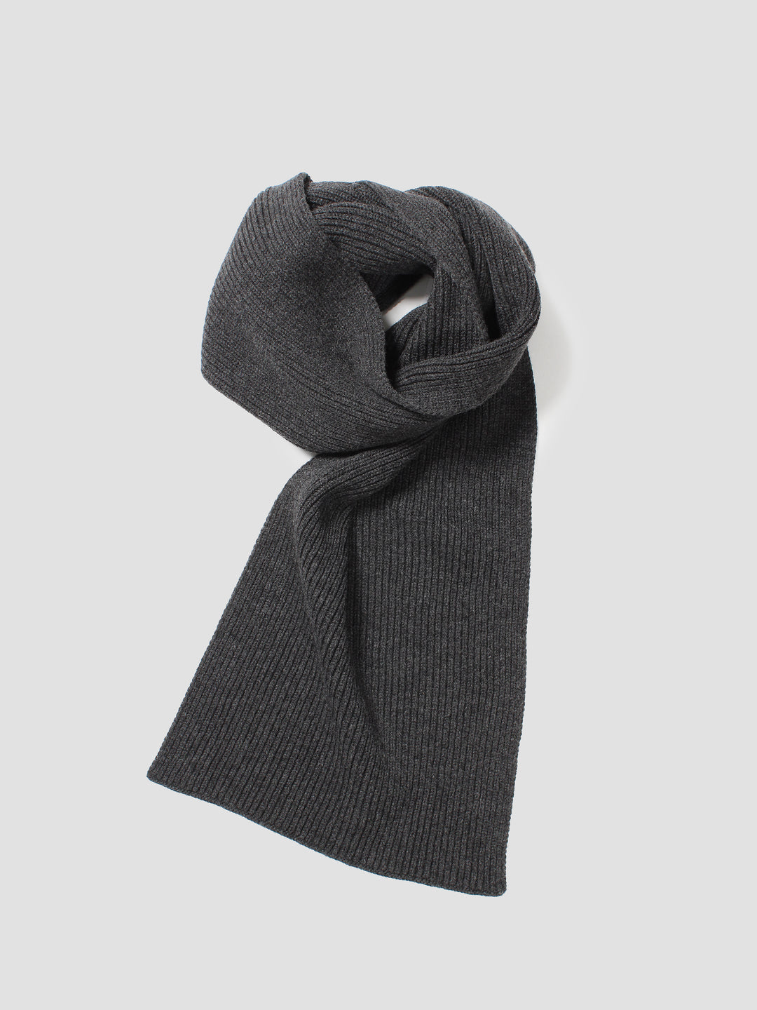 Cashmere Rib Knit Muffler