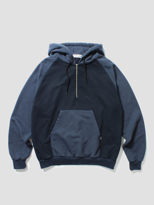 Dualtone Half Zip Hoodie - Navy