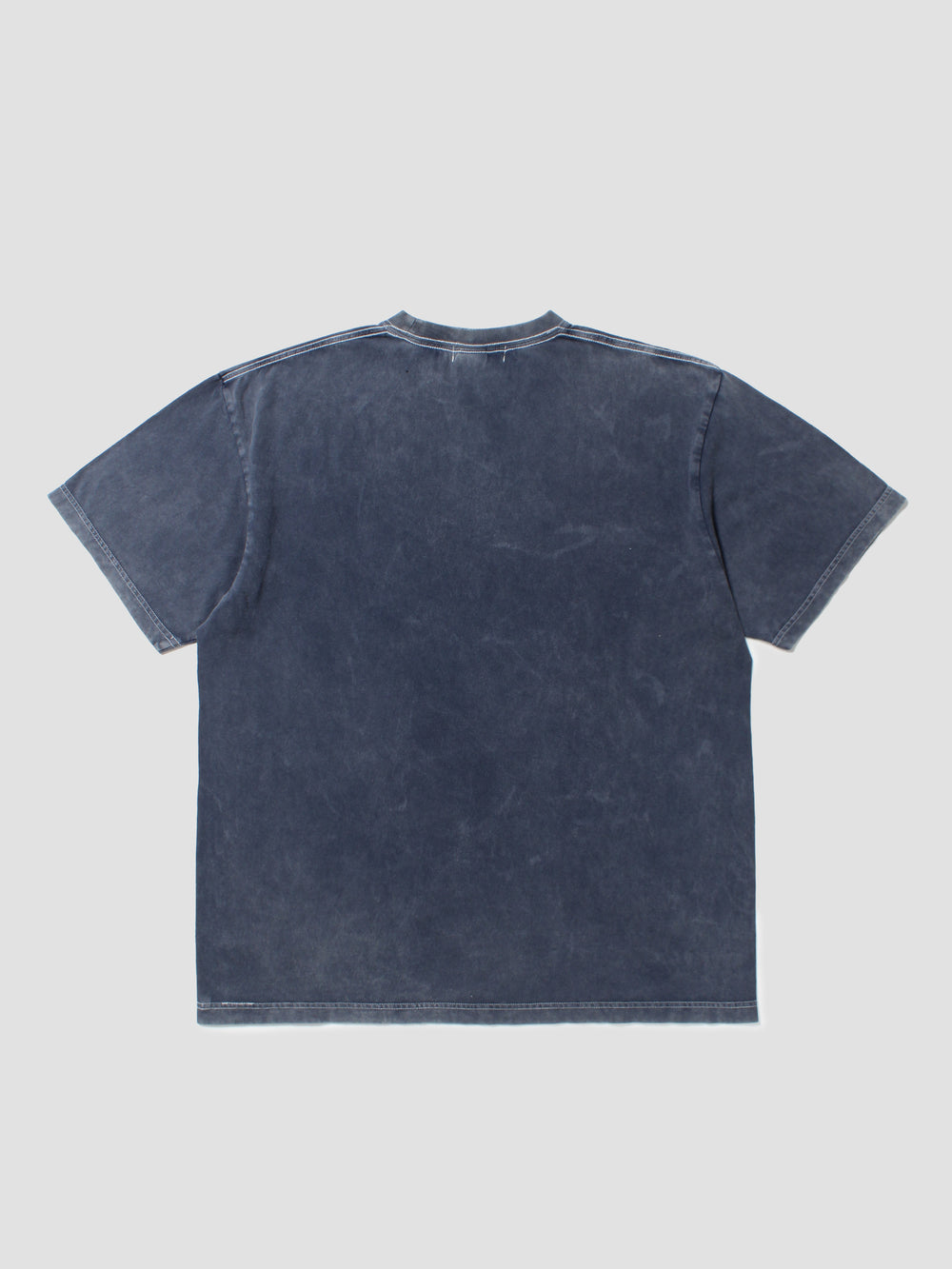 Bleach Dyed Top - Navy