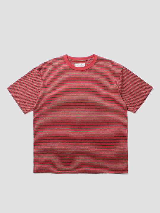 Coxon Stripe S/S Top - Red