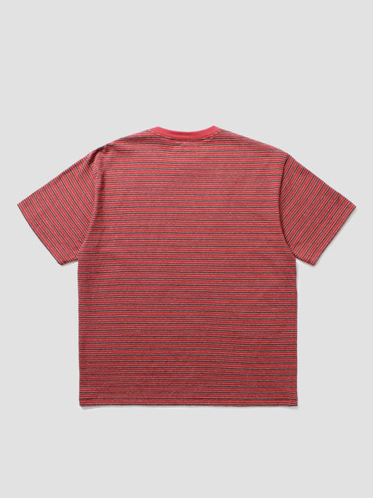 Coxon Stripe S/S Top - Red