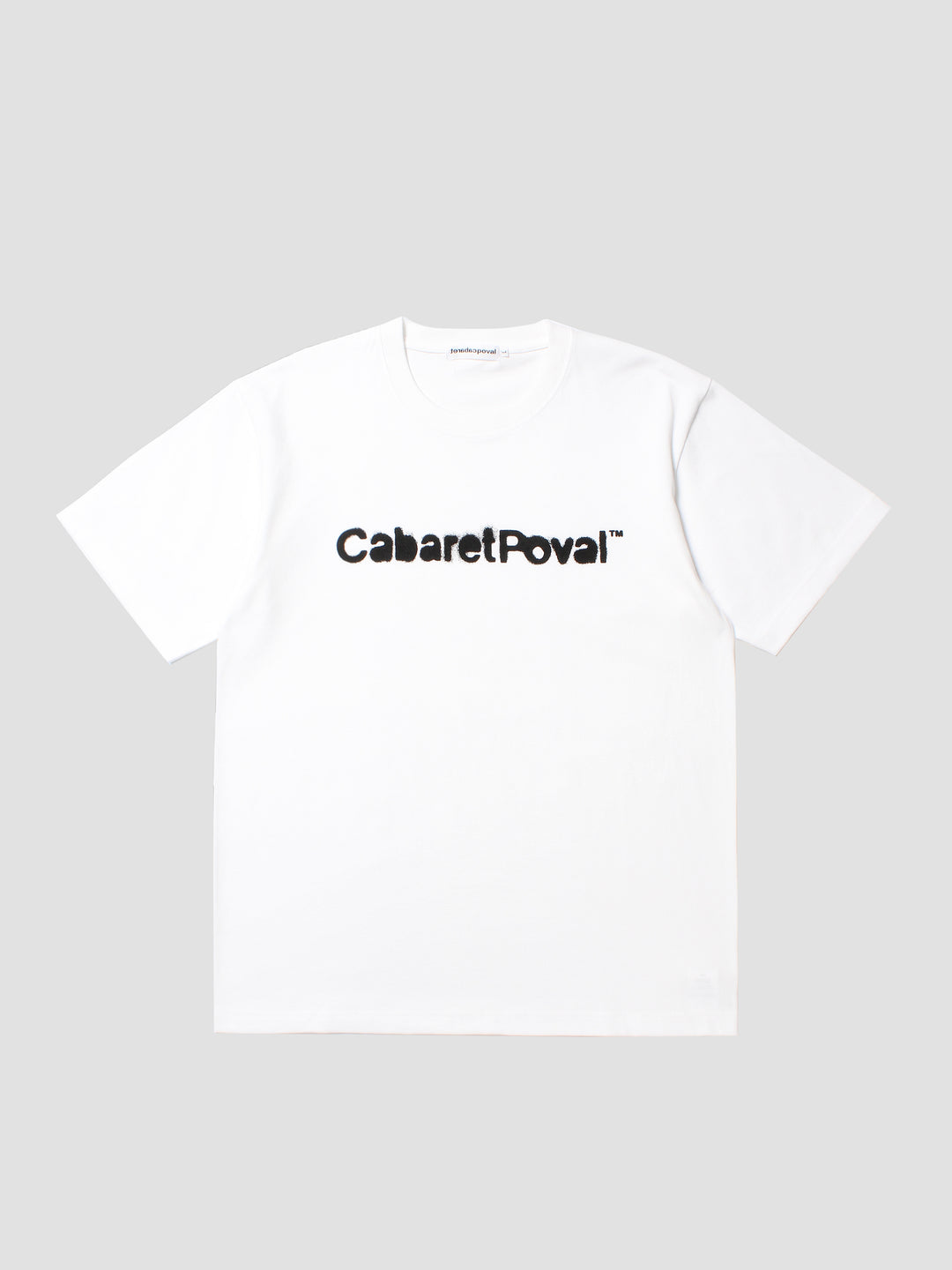 Stencil Logo Tee - White